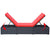 Sun Lounger with Cushion Poly Rattan Black