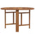 5 Piece Folding Outdoor Dining Set Solid Acacia Wood