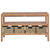 Bathroom Vanity Cabinet with 4 Baskets Solid Teak 132x45x75 cm