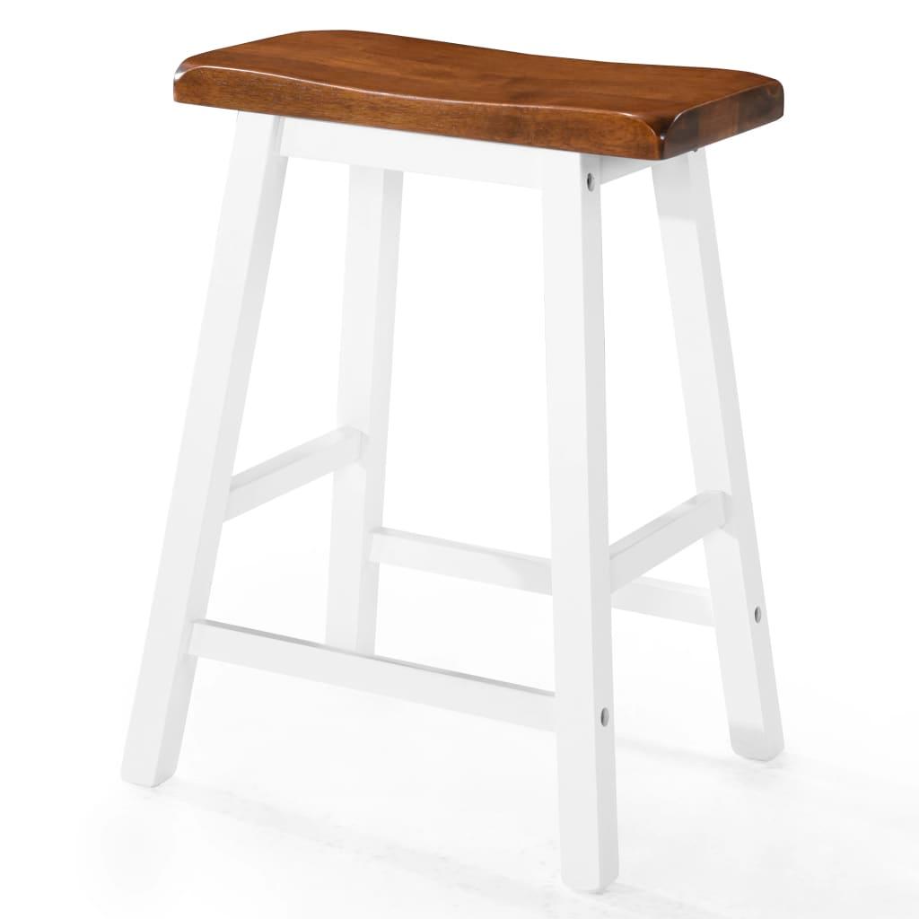 Bar Table and Stool Set 5 Pieces Solid Wood