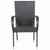 Stackable Outdoor Chairs 2 pcs Poly Rattan Brown