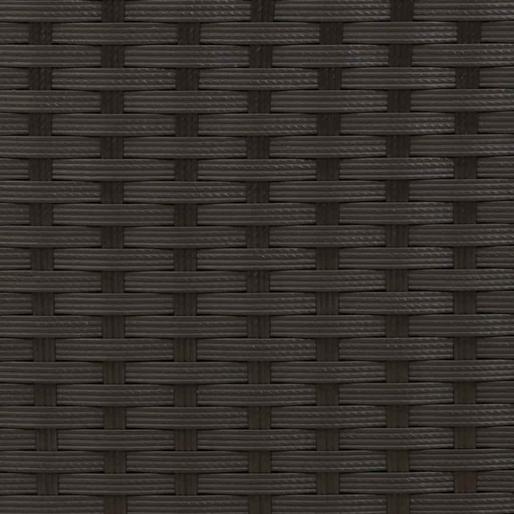 Stackable Outdoor Chairs 2 pcs Poly Rattan Black