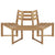 Tree Bench Half-hexagonal 160 cm Solid Acacia Wood