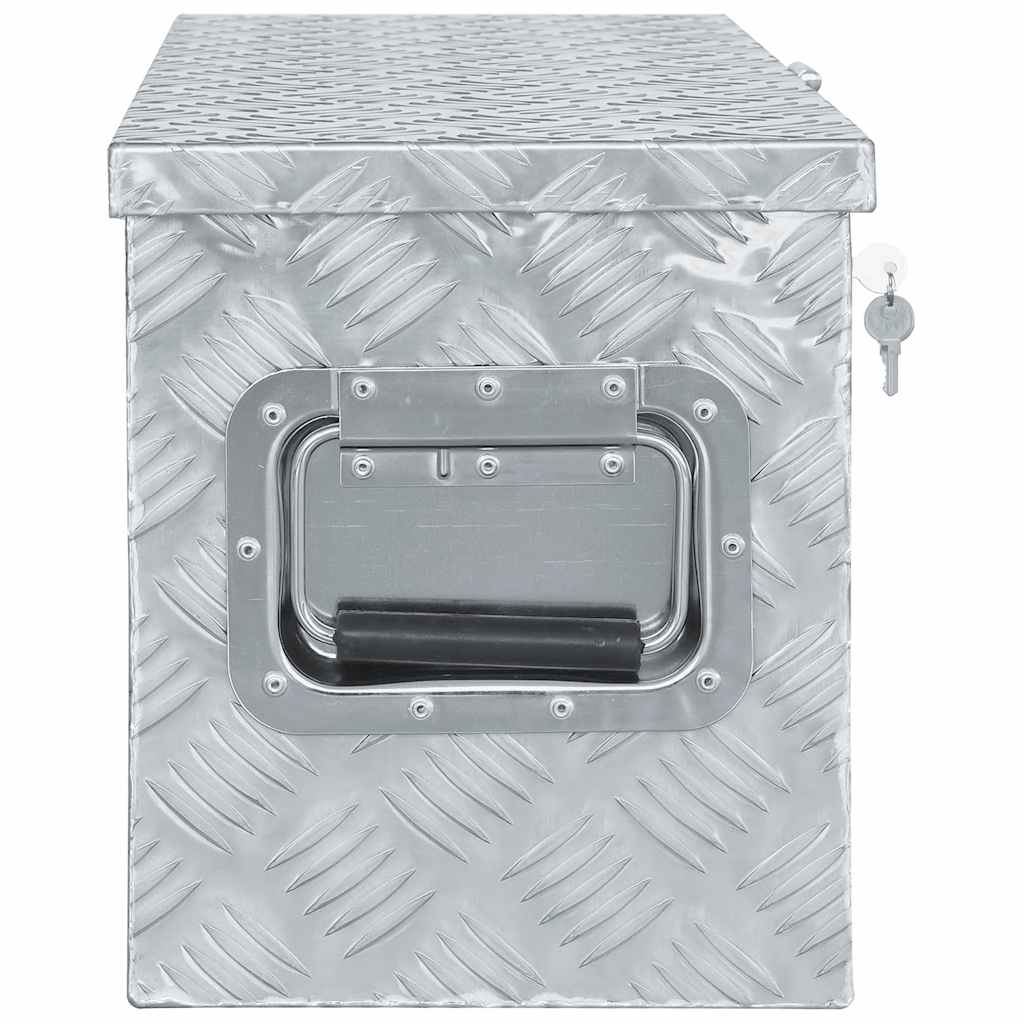Aluminium Box 61.5x26.5x30 cm Silver
