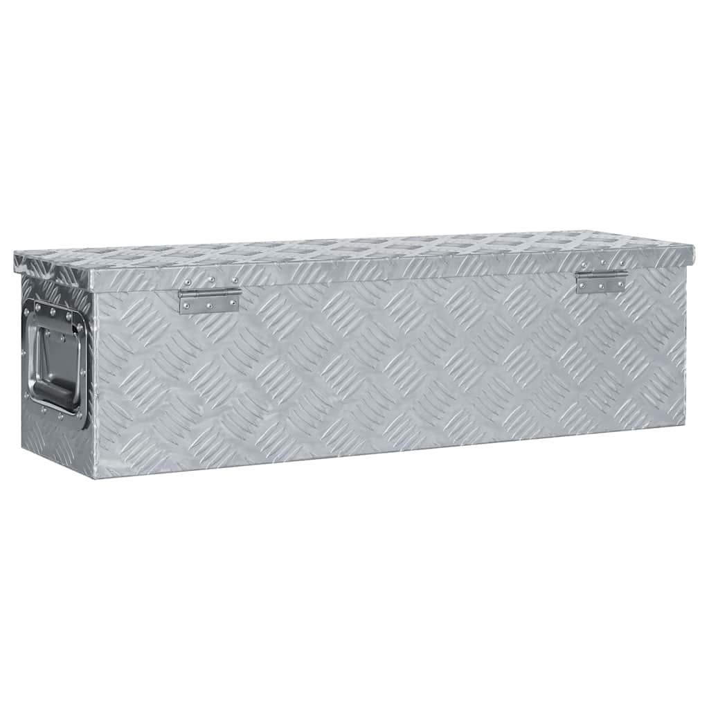 Aluminium Box 80.5x22x22 cm Silver