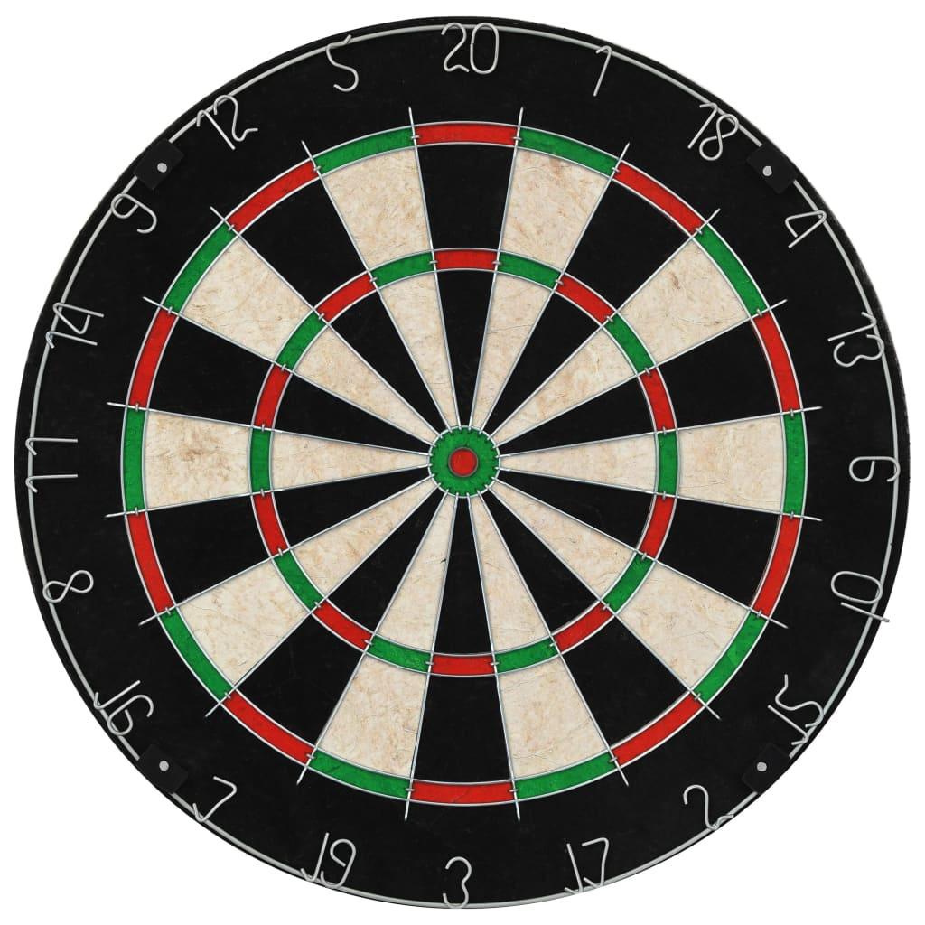 Professional Sisal Dartboard with 6 Darts