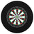 Professional Sisal Dartboard with 6 Darts and Surround