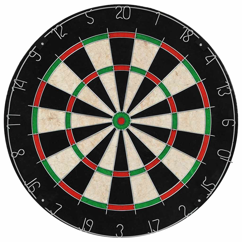 Professional Sisal Dartboard with 6 Darts and Surround