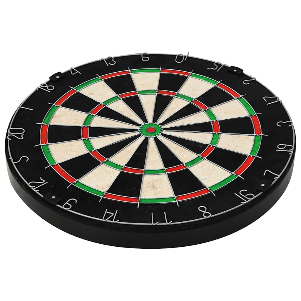 Professional Sisal Dartboard with 6 Darts and Surround