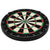 Professional Sisal Dartboard with 6 Darts and Surround