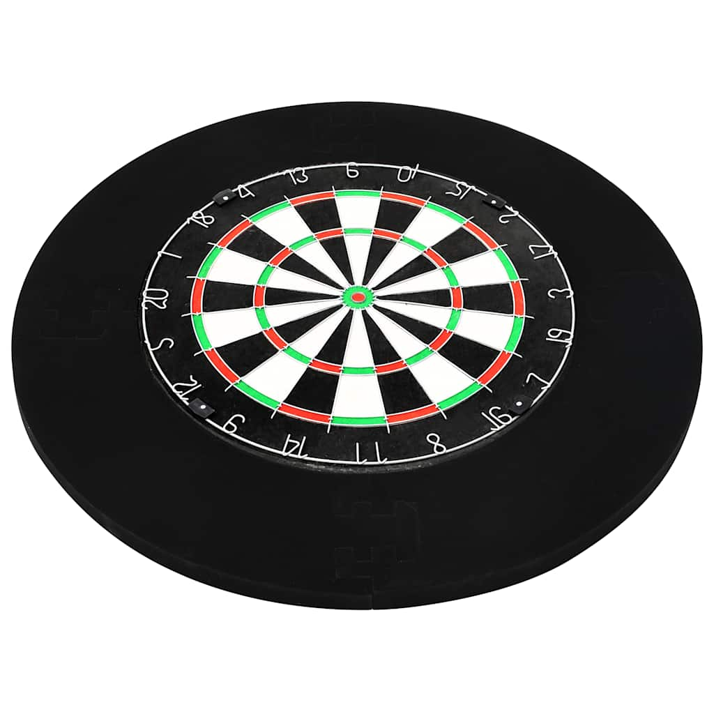 Professional Sisal Dartboard with 6 Darts and Surround