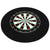 Professional Sisal Dartboard with 6 Darts and Surround