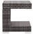 7 Piece Garden Lounge Set with Cushions Poly Rattan Grey