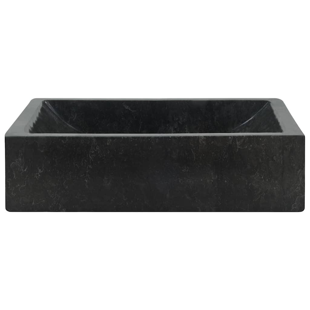 Sink 45x30x12 cm Marble High Gloss Black