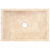 Sink 45x30x12 cm Marble High Gloss Cream