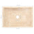 Sink 45x30x12 cm Marble High Gloss Cream