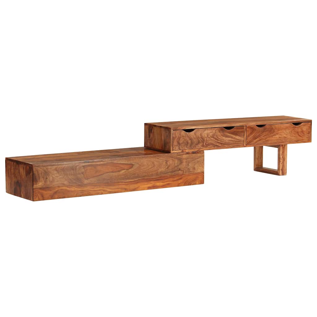TV Cabinet Brown 200x30x35 cm Solid Wood Acacia