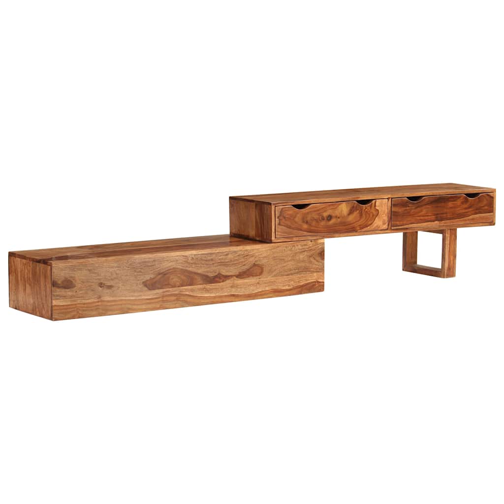 TV Cabinet Brown 200x30x35 cm Solid Wood Acacia