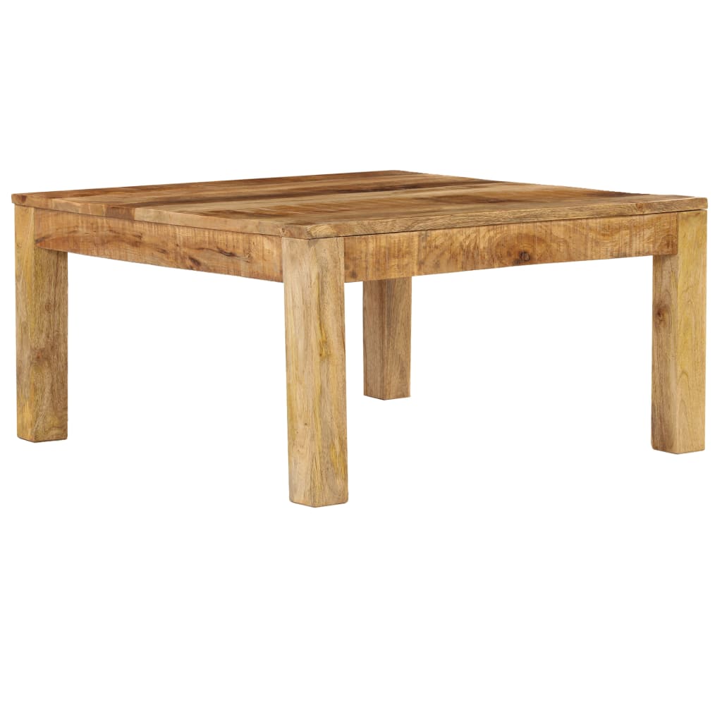 Coffee Table 80x80x40 cm Solid Mango Wood