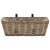 Balcony Planter 2 pcs Wicker with PE Lining 40 cm