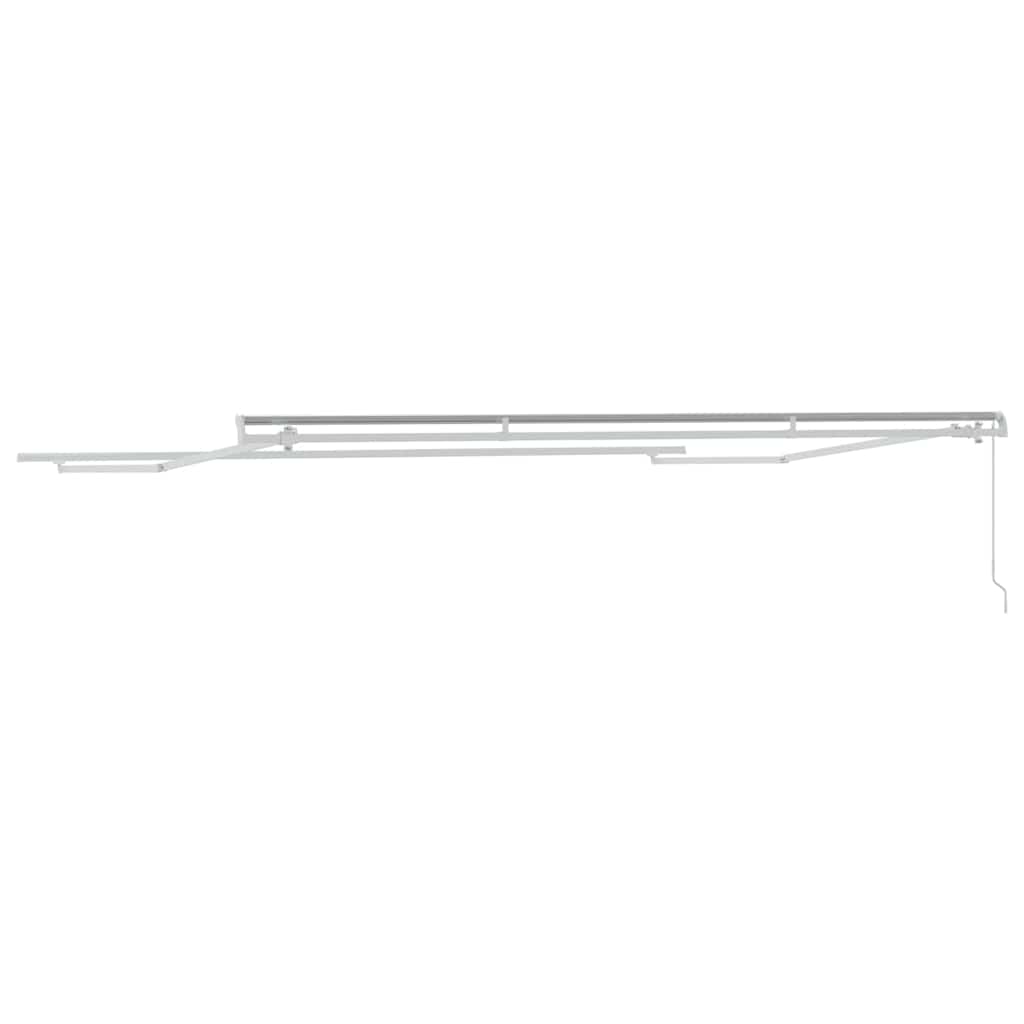 Awning Frame Manual White 400 x 300 cm Aluminium