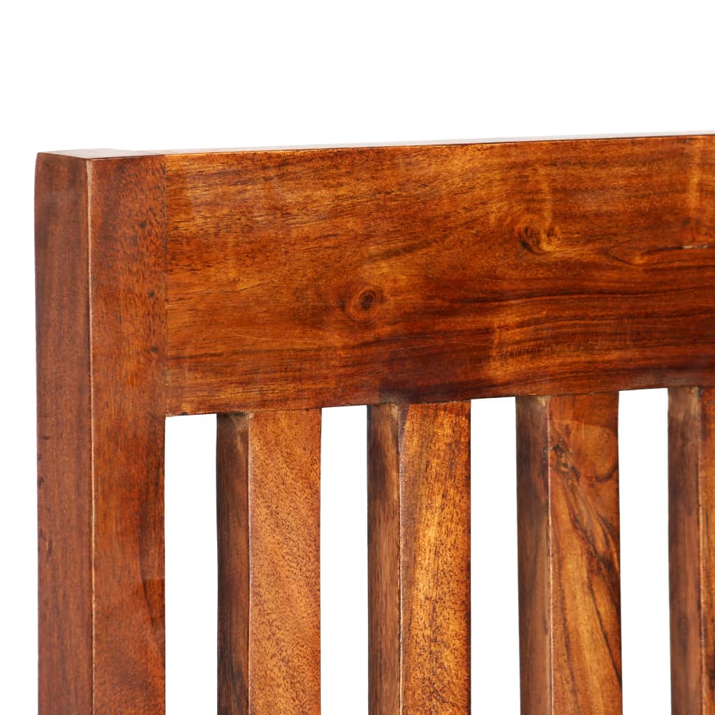 Dining Table Set 7 Pieces Solid Acacia and Mango Wood ( 245640+3x245645)