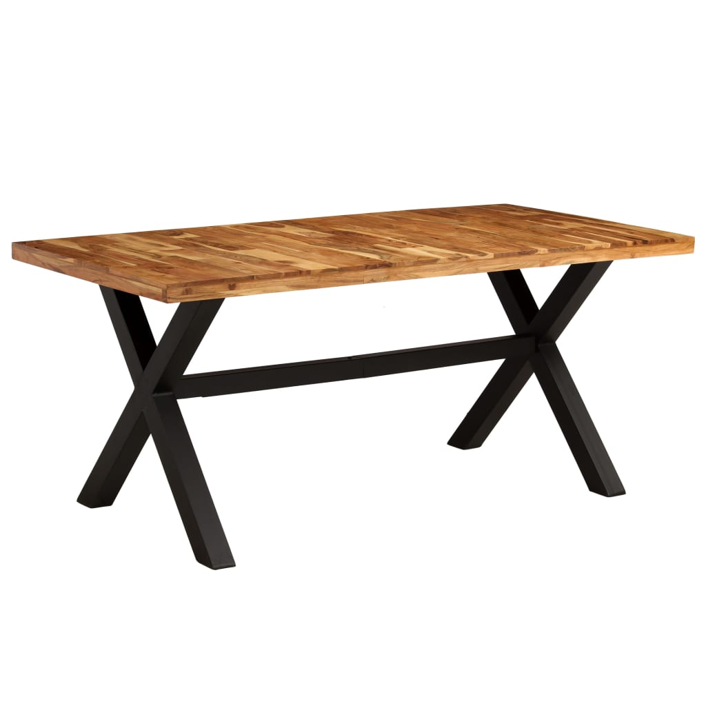 Dining Table Set 7 Pieces Solid Acacia and Mango Wood ( 245640+3x245645)