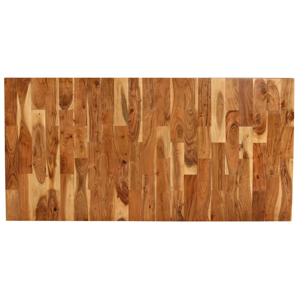 Dining Table Set 7 Pieces Solid Acacia and Mango Wood ( 245640+3x245645)