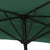 Garden Parasol with Aluminium Pole Green 300x155 cm Half