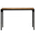 Dining Table Solid Rough Mange Wood and Steel 120 cm