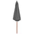 Garden Parasol with Wooden Pole 300 cm Anthracite