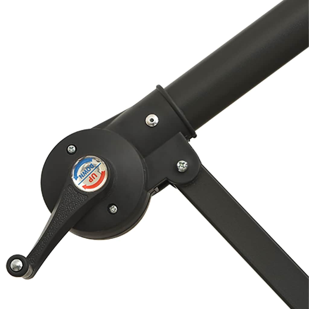 Cantilever Garden Parasol with Aluminium Pole 350 cm Taupe