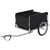 Bike Trailer Black and Yellow 65 kg