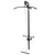 Wall-mounted Power Tower with Barbell and Dumbbell Set 60.5 kg