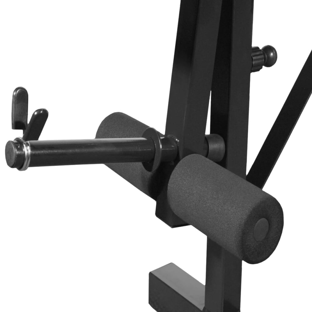 Weight Bench with Weight Rack&Barbell and Dumbbell Set 60.5kg