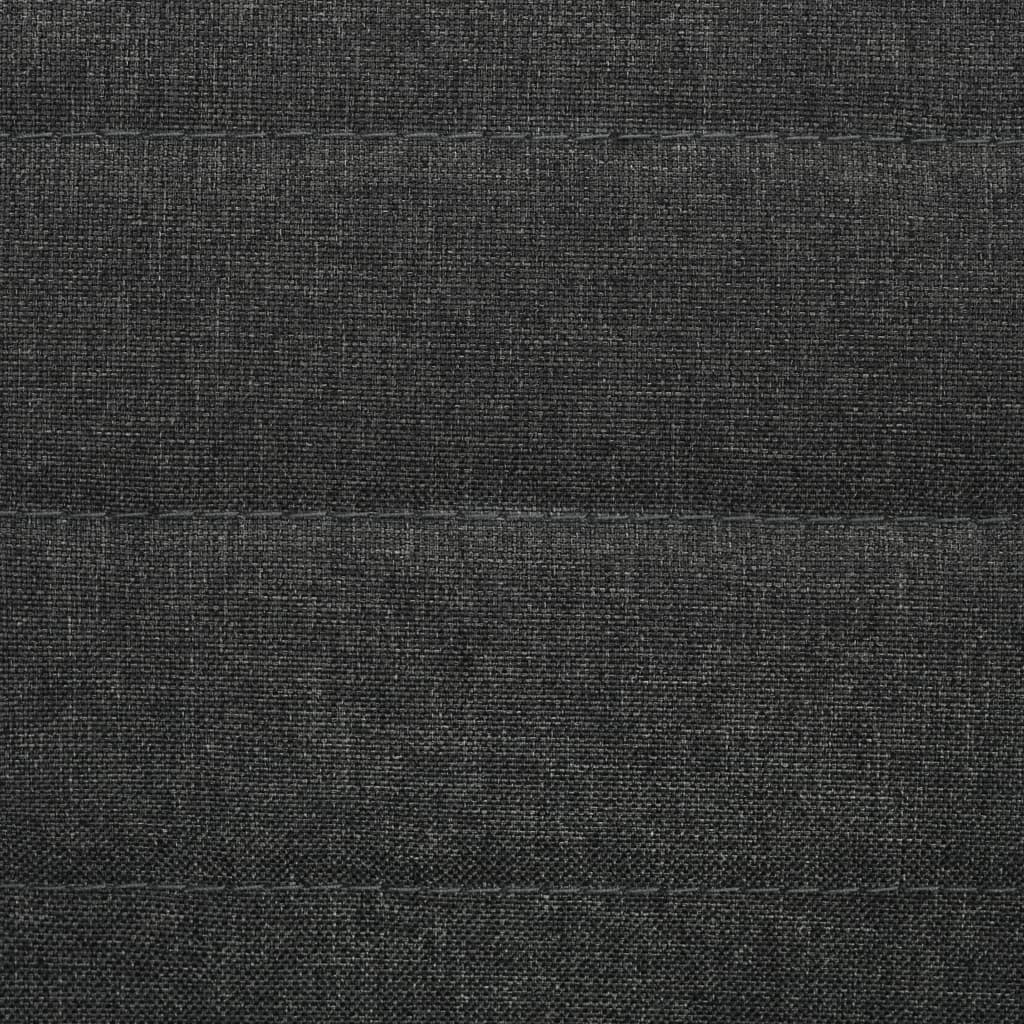 Dining Chairs 6 pcs Dark Grey Fabric