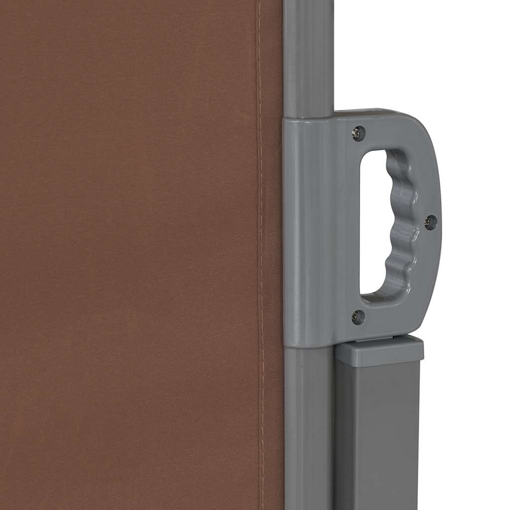 Retractable Side Awning 180x600 cm Brown