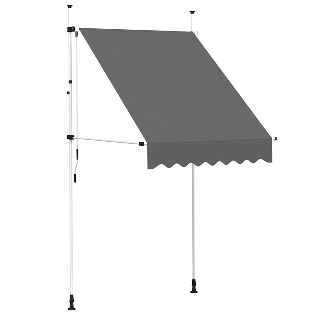Manual Retractable Awning 150 cm Anthracite