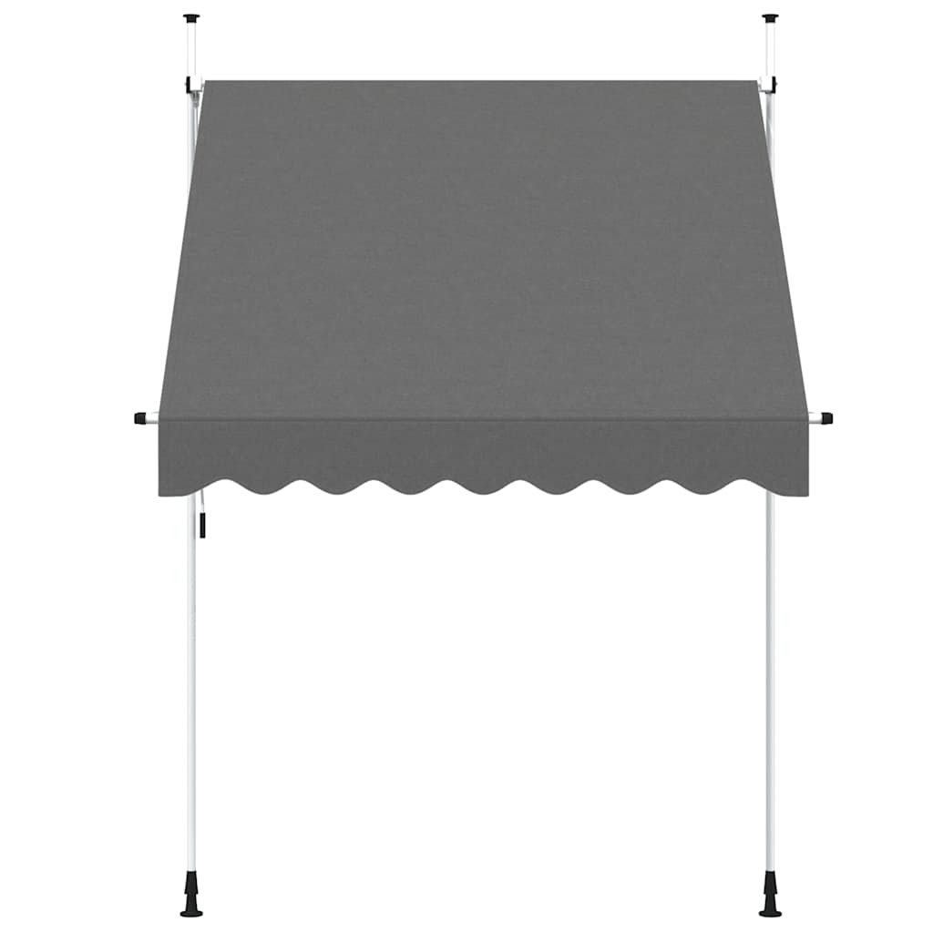 Manual Retractable Awning 200 cm Anthracite