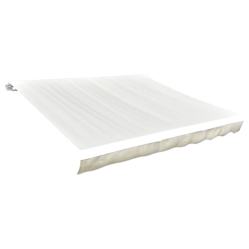 Awning Top Sunshade Canvas Cream 5x3 m