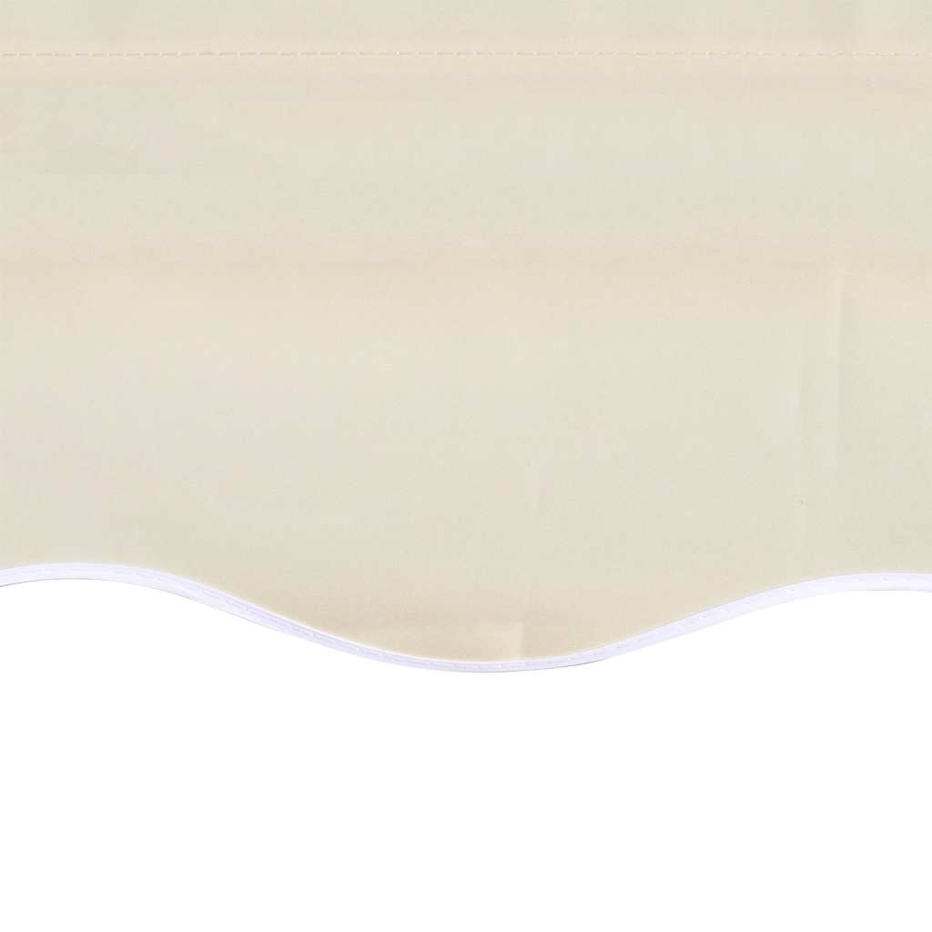 Awning Top Sunshade Canvas Cream 5x3 m