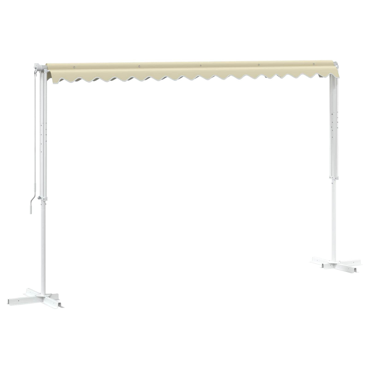 Free Standing Awning 4x3 m Cream