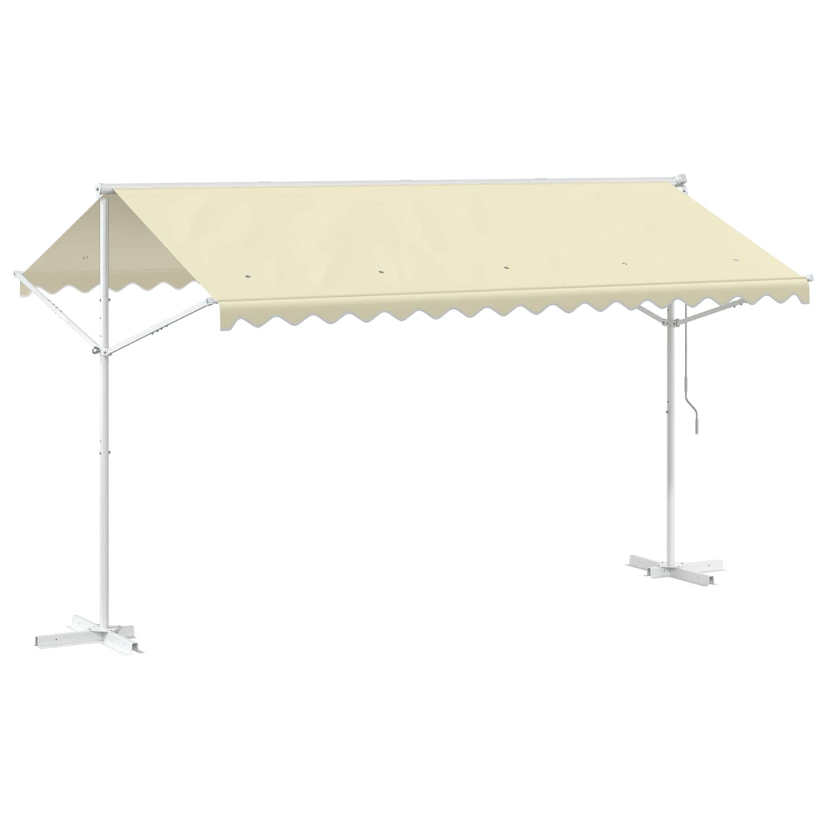 Free Standing Awning 4x3 m Cream
