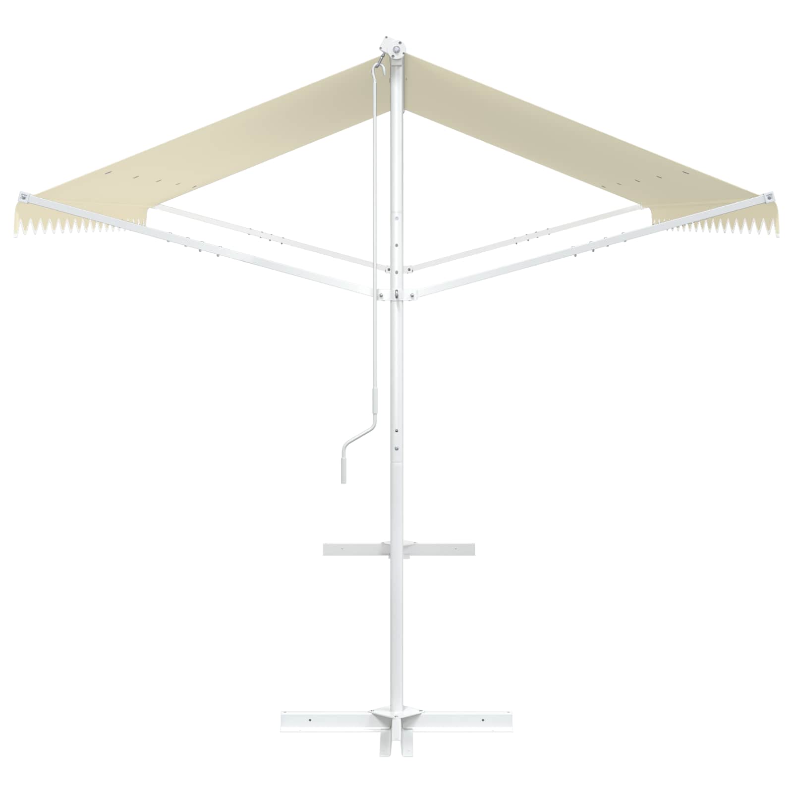Free Standing Awning 4x3 m Cream