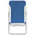 Folding Beach Chairs 2 pcs Steel and Oxford Fabric Blue