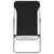 Folding Beach Chairs 2 pcs Steel and Oxford Fabric Black