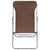 Folding Beach Chairs 2 pcs Steel and Oxford Fabric Brown