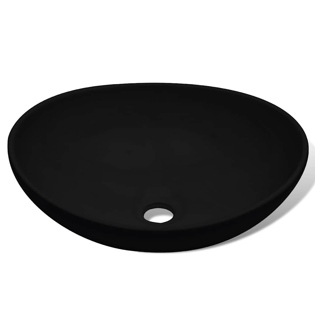 Ceramic Basin 40x33 cm Black