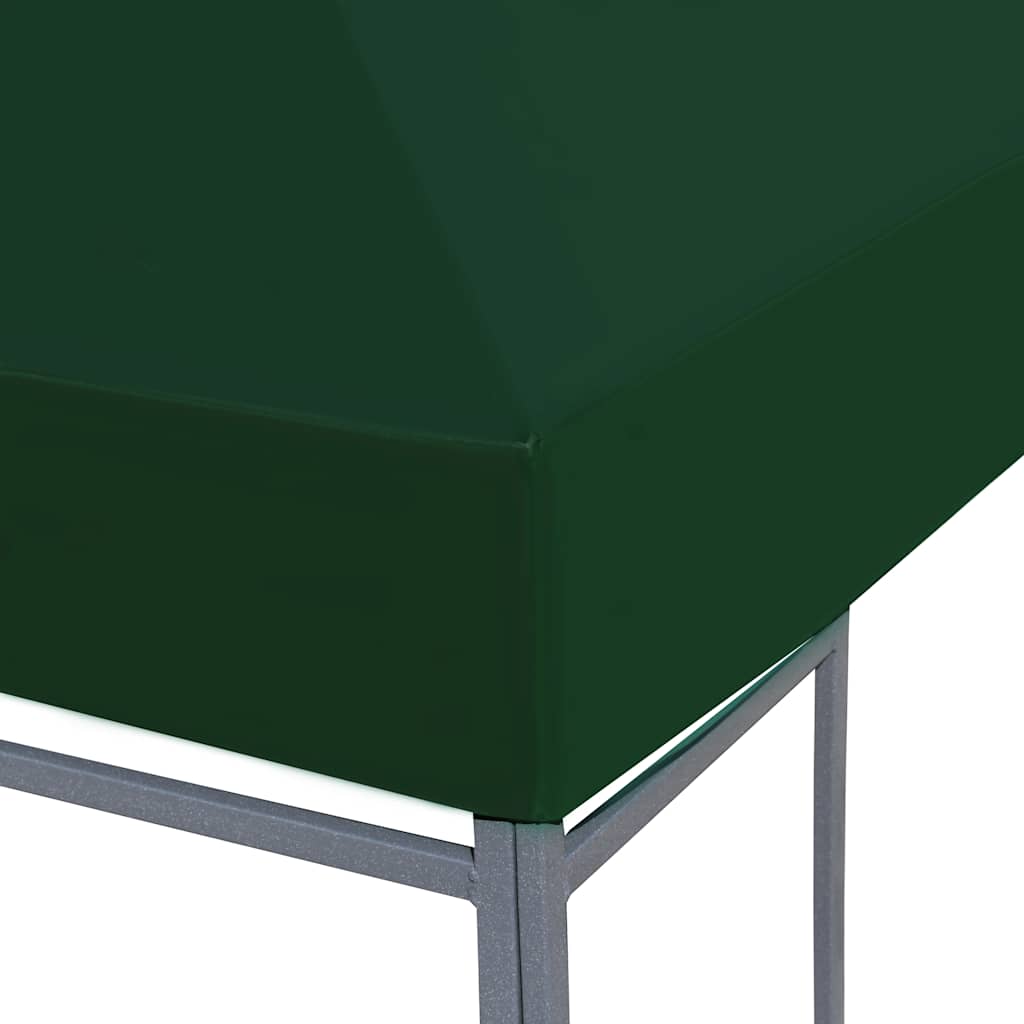 Gazebo Top Cover 310 g/m² 4x3 m Green