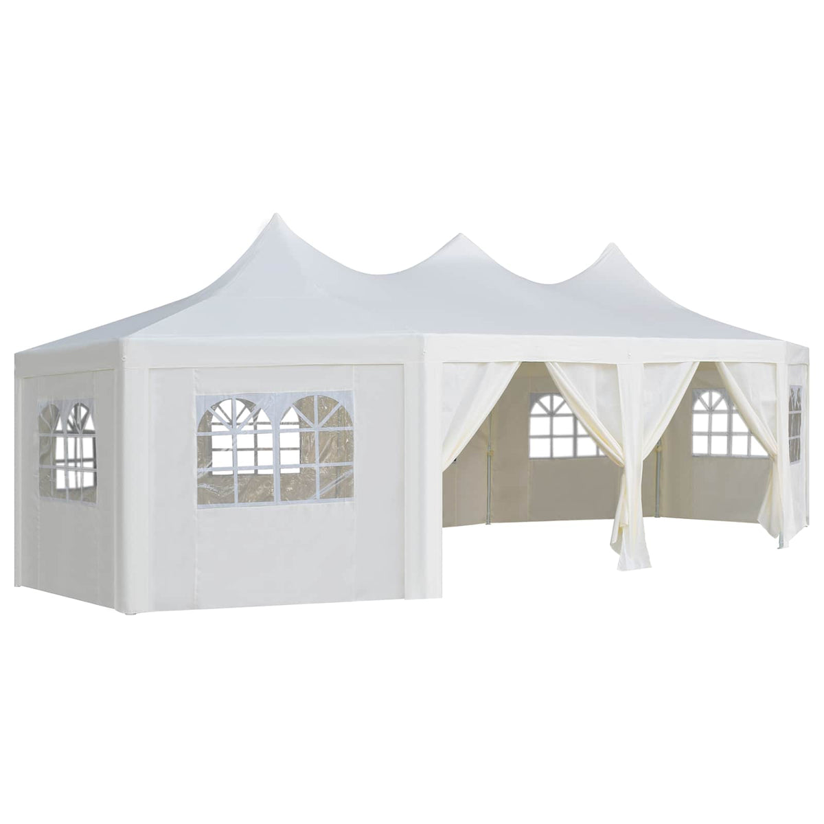 Gazebo fabric White 448 x 320 cm Polyester